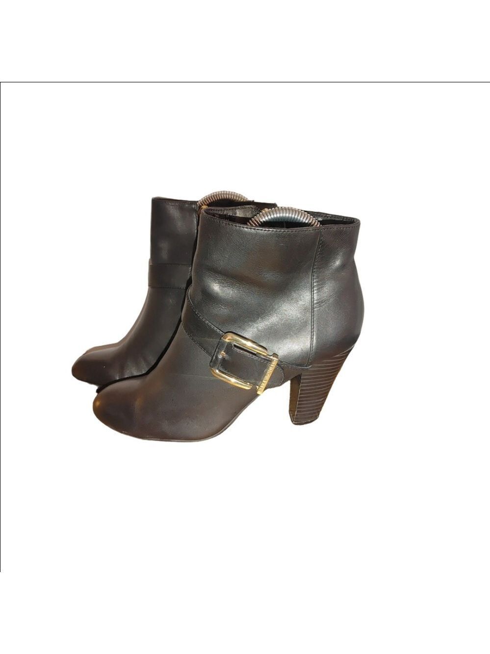 Dana Buchman Dupont Leather Booties Size 6.5M